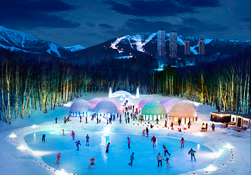 Visiting "Ice Village"